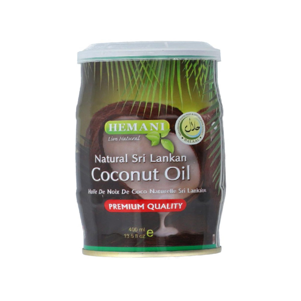 HEMANI COCONUT OIL TIN 400 ML Default Title - MamasJan Grocery