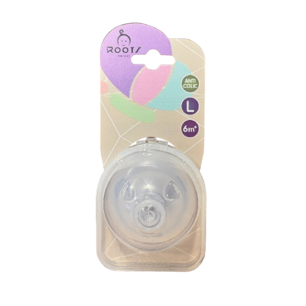 ROOTS NATURAL PREMIUM NIPPLE LARGE M00 2 PCS Default Title - MamasJan Grocery Nonfood