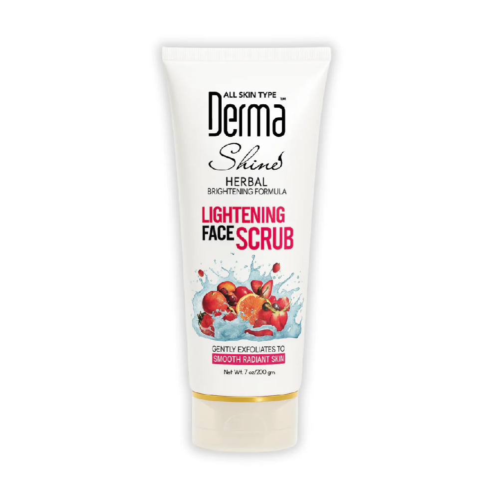 DERMA SHINE HERBAL LIGHTNING FORMULA FACE SCRUB 200 GM Default Title - MamasJan skincare