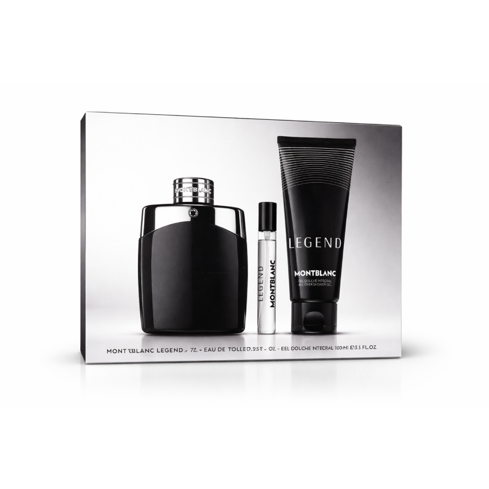 MONT BLANC LEGEND FOR MEN 3PC GIFT SET Default Title - MamasJan Perfume