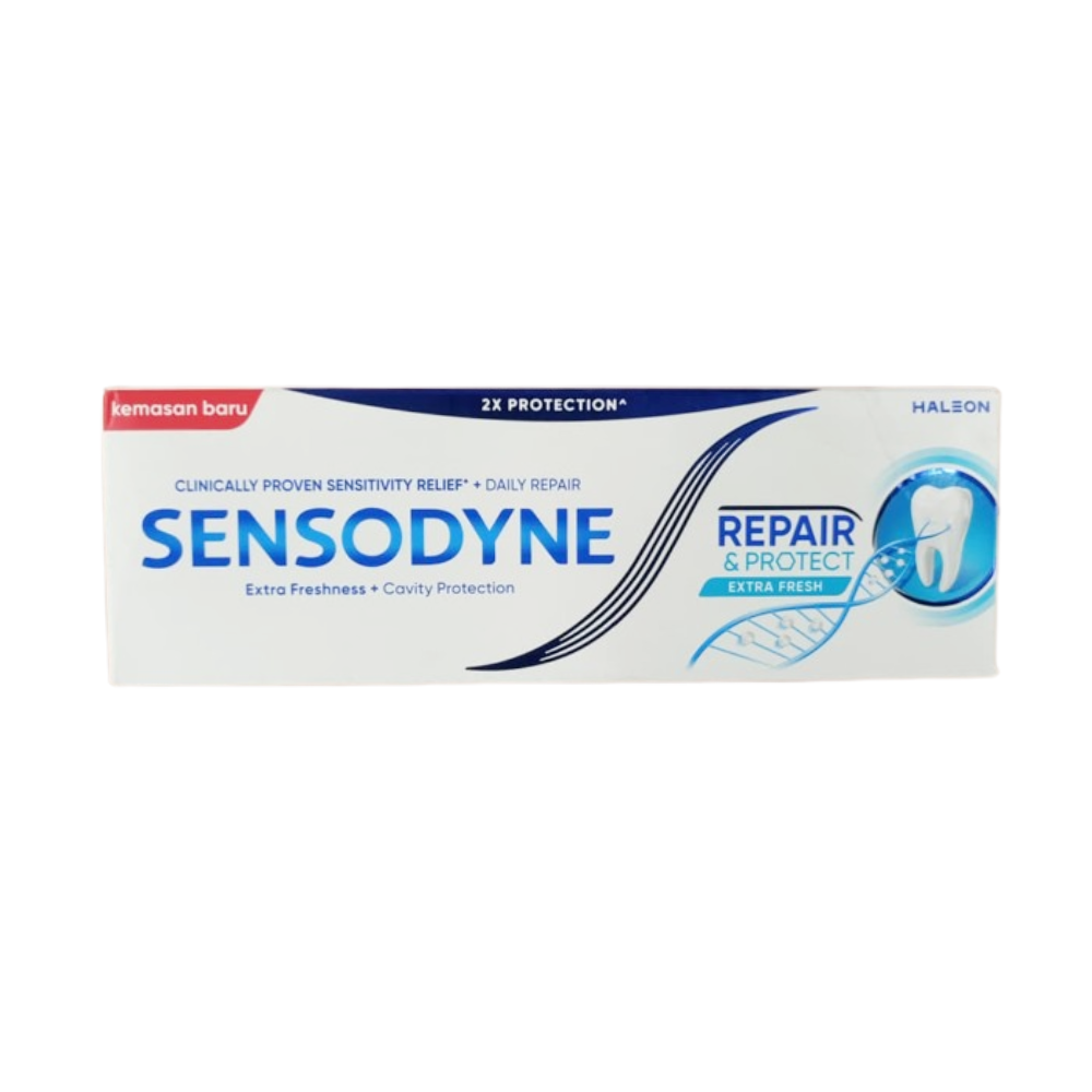 SENSODYNE TOOTH PASTE EXTRA FRESH REPAIR & PROTECT 100 GM Default Title - MamasJan Grocery Nonfood