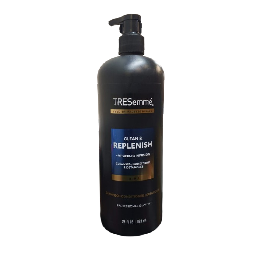 TRESEMME SHAMPOO CLEAN AND REPLENISH 3IN1 828 ML Default Title - MamasJan Grocery Nonfood
