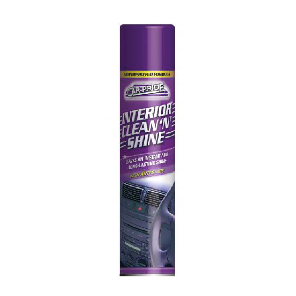 CAR PRIDE INTERIOR CLEAN N SHINE SPRAY 300 ML Default Title - MamasJan Grocery Nonfood