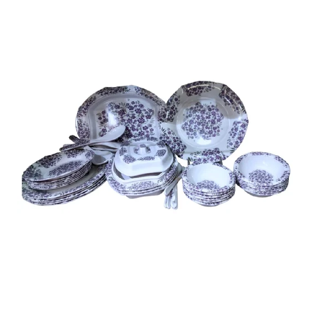 DINNER SET 72PC MELAMINE MARJAN NO.4 Default Title - MamasJan Crockery