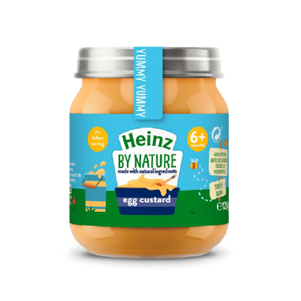 HEINZ BABY FOOD EGG CUSTARD 120 GM Default Title - MamasJan Grocery