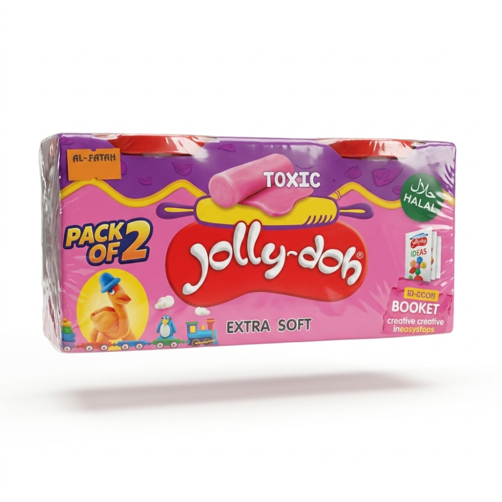 2069 JOLLY DOH PLAY DOUGH 2PC PACK A.M Default Title - MamasJan Toys
