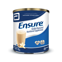 ENSURE NUTRITIONAL SUPPLEMENT POWDER VANILLA TIN 400 GM Default Title - MamasJan Grocery