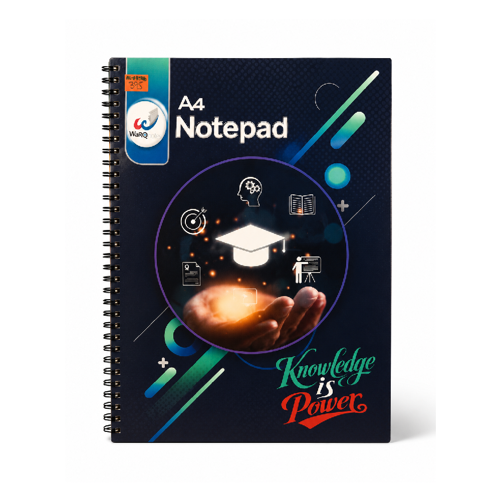 3101 WARQNOTES SPIRAL NOTE PAD A4 Default Title - MamasJan Toys
