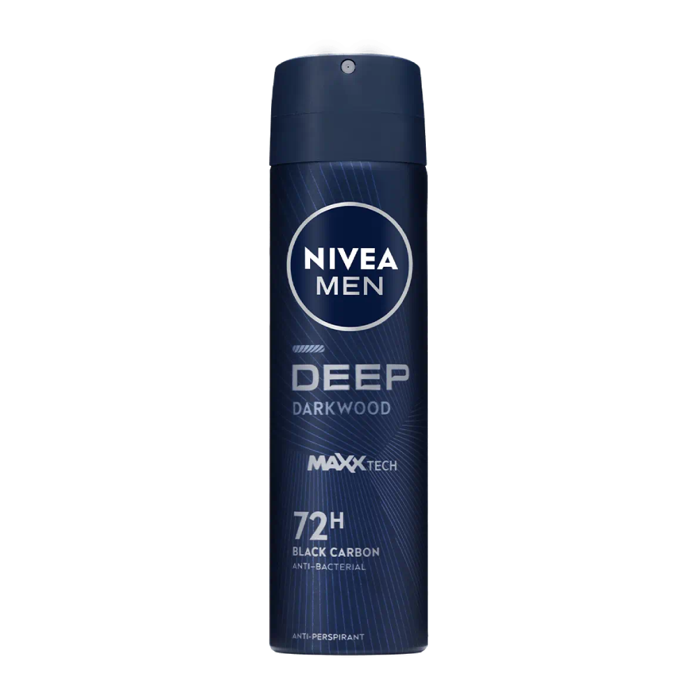 NIVEA DEODRANT SPRAY DEEP FOR MEN 150ML Default Title - MamasJan Grocery Nonfood