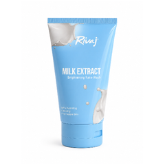RIVAJ MILK EXTRACT WHITENING FACE WASH 100 ML Default Title - MamasJan skincare