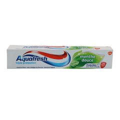 AQUAFRESH TOOTH PASTE MENTHE DOUCE 3IN1 24H 75 ML Default Title - MamasJan Grocery Nonfood