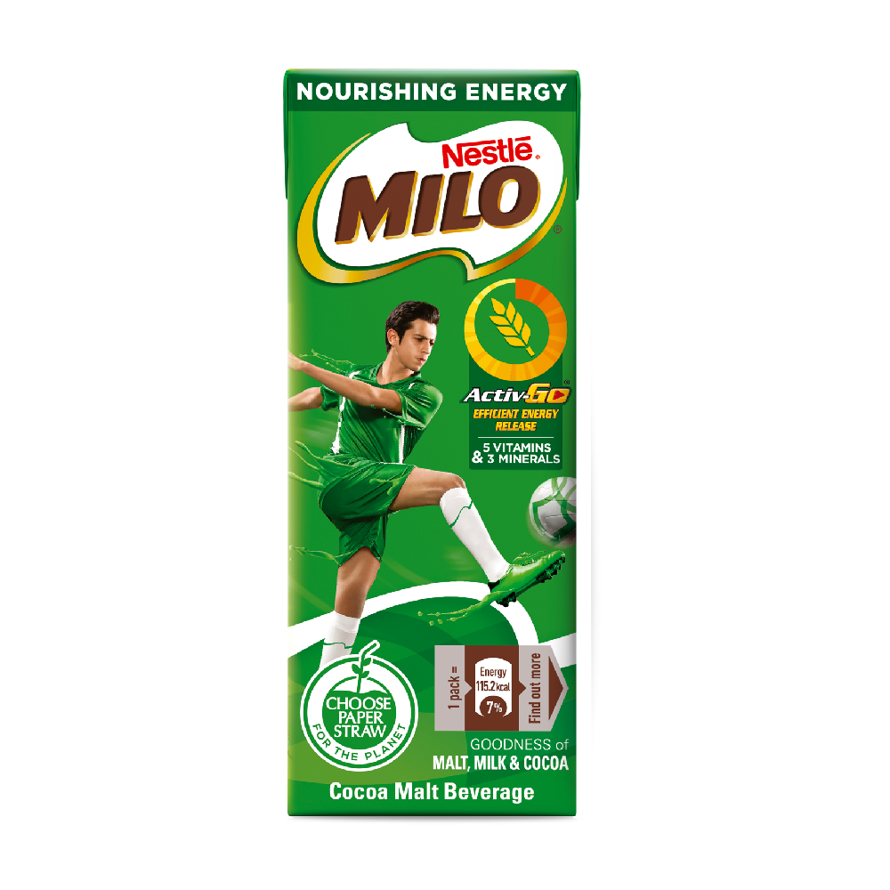 NESTLE MILO PROTO MALT ENERGY FOOD DRINK 180 ML Default Title - MamasJan Grocery