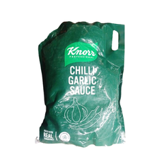 KNORR CHILLI GARLIC SAUCE POUCH 4 KG Default Title - MamasJan Grocery