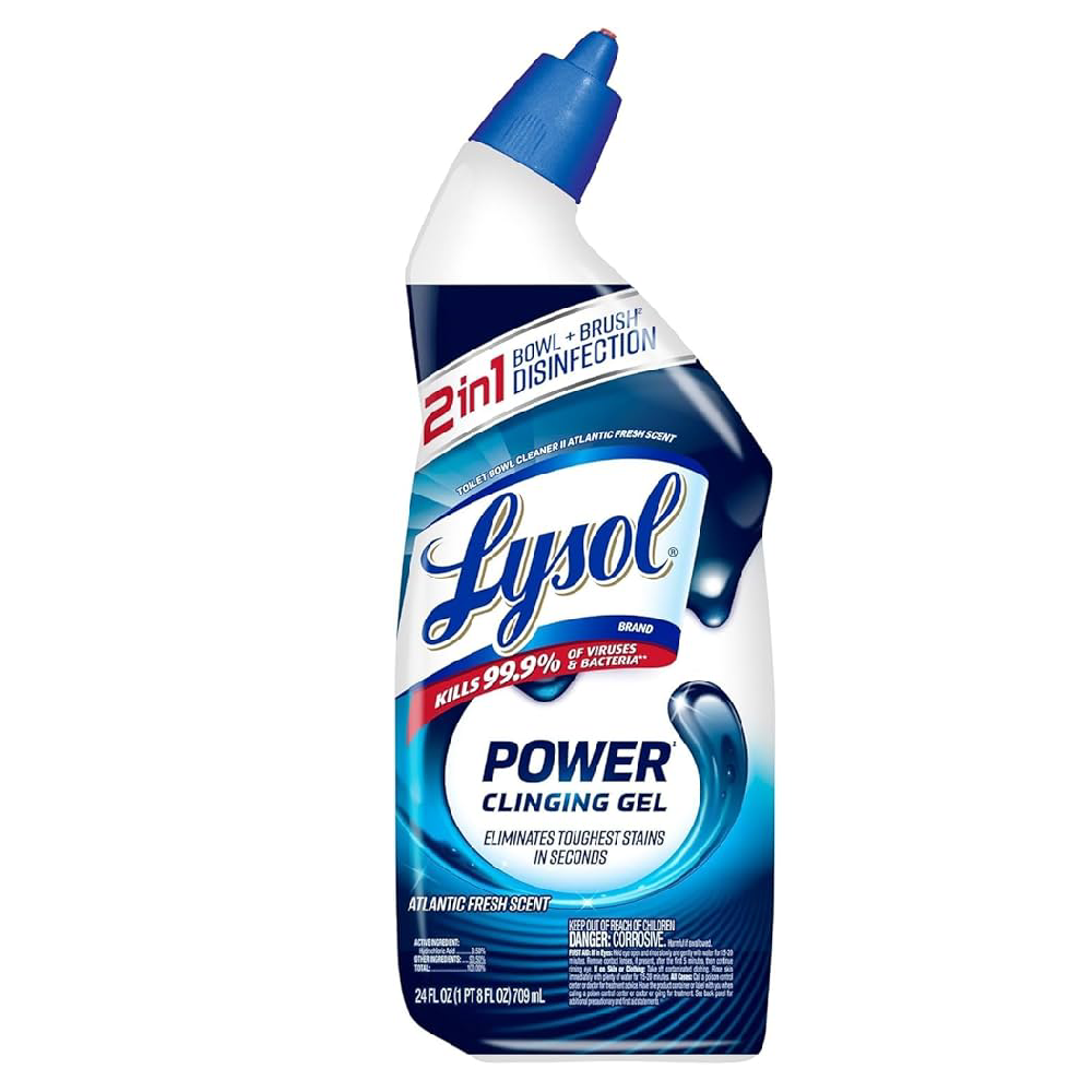 LYSOL TOILET CLEANER POWER CLINGING GEL 709 ML Default Title - MamasJan Grocery Nonfood