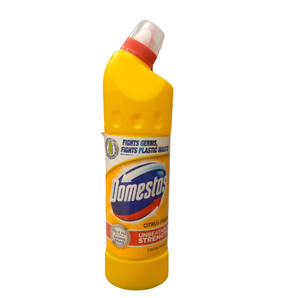 DOMESTOS TOILET BLEACH THICK CITRUS FRESH YELLOW 750 ML Default Title - MamasJan Grocery Nonfood