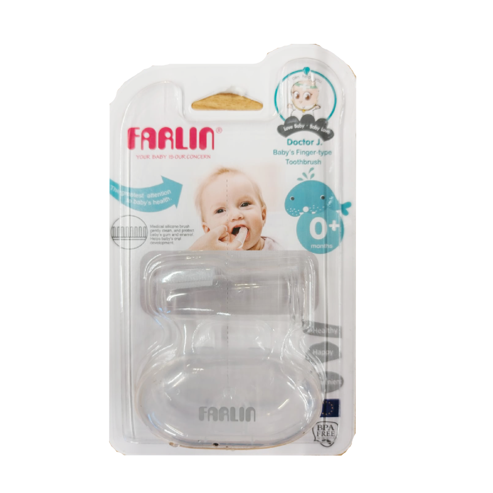 FARLIN BABY TOOTH BRUSH FINGER BF-117 Default Title - MamasJan Grocery Nonfood