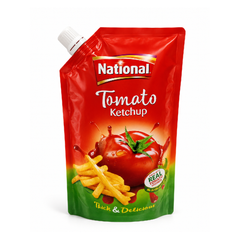 NATIONAL TOMATO KETCHUP POUCH 400 GM Default Title - MamasJan Grocery