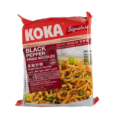KOKA INSTANT NOODLES BLACK PEPPER FRIED 85 GM Default Title - MamasJan Grocery