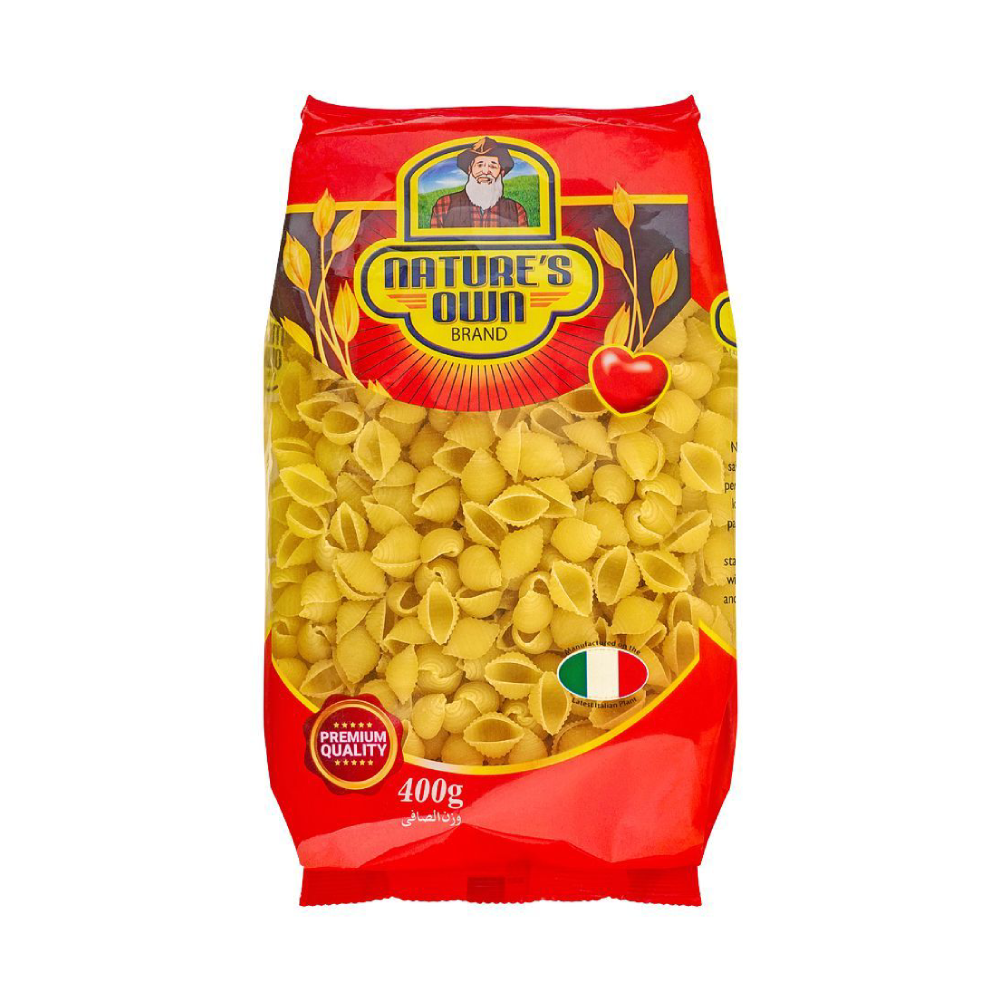 NATURES OWN BRAND MEDIUM SHELL 400 GM Default Title - MamasJan Grocery