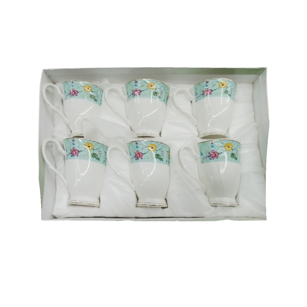 MUG SET 6PC PORCELAIN VELLEZZA VZ4012MN Default Title - MamasJan Crockery