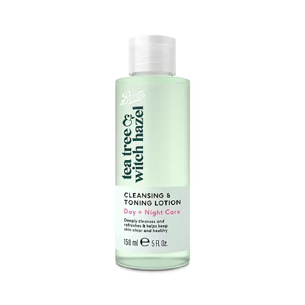 BOOTS TEA TREE WITCH HAZEL CLEANSING & TONING LOTION 150ML Default Title - MamasJan skincare