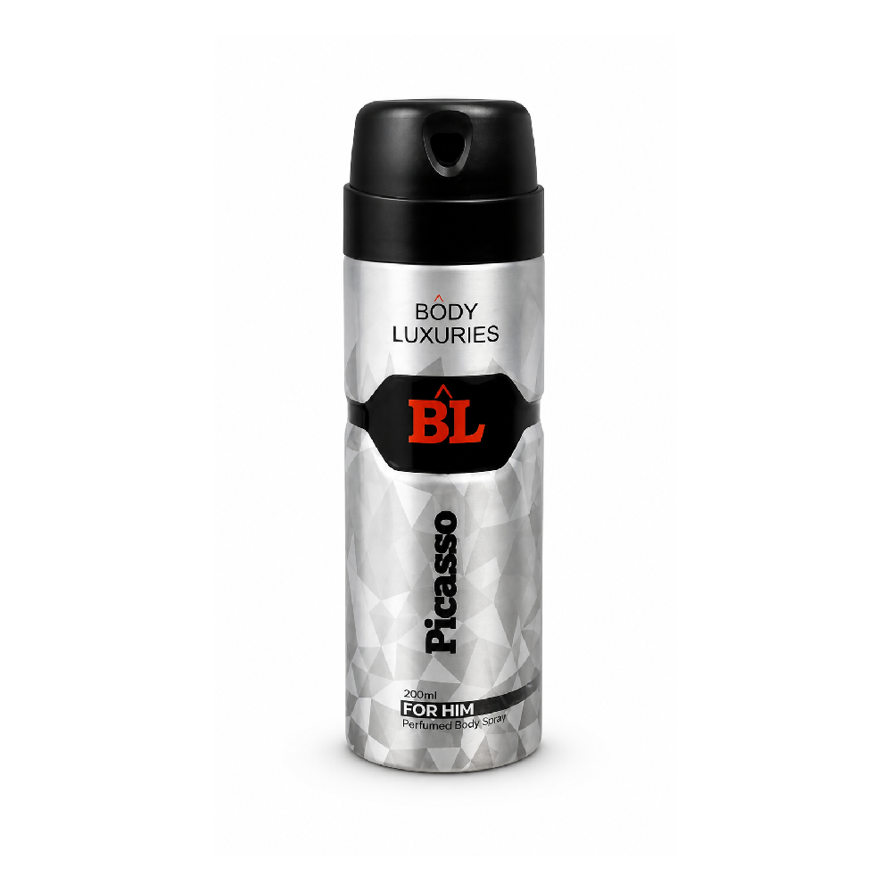 BODY LUXURIES DEODORANT PICASSO MEN 200 ML Default Title - MamasJan Grocery Nonfood