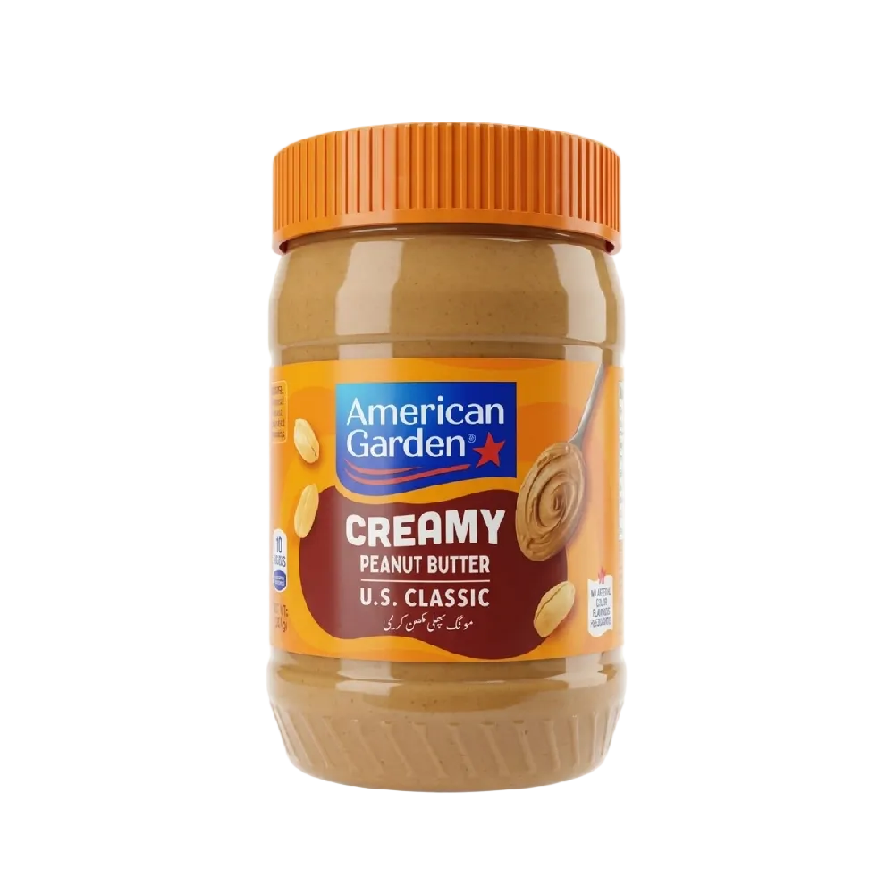 AMERICAN GARDEN PEANUT BUTTER CREAMY 510 GM Default Title - MamasJan Grocery