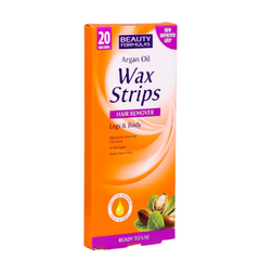 BEAUTY FORMULA WAX STRIPS ARGAN OIL 20PC BASIC Default Title - MamasJan Grocery Nonfood