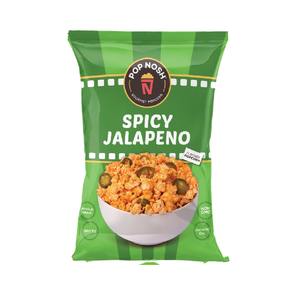 POP NOSH SPICY JALAPENO POPCORN 18 GM Default Title - MamasJan Grocery
