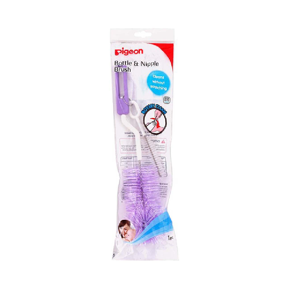 PIGEON BABY BOTLLE NIPPLE BRUSH E532 Default Title - MamasJan Grocery Nonfood