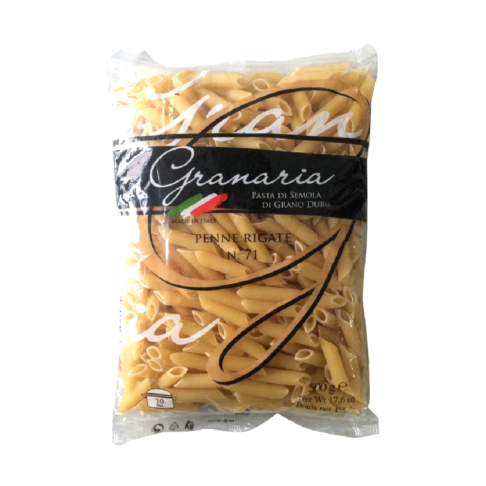 GRANARIA PASTA SPECIAL 3 COLOUR PENNE RIG TRICOLORE 500 GM Default Title - MamasJan GroceryFoods