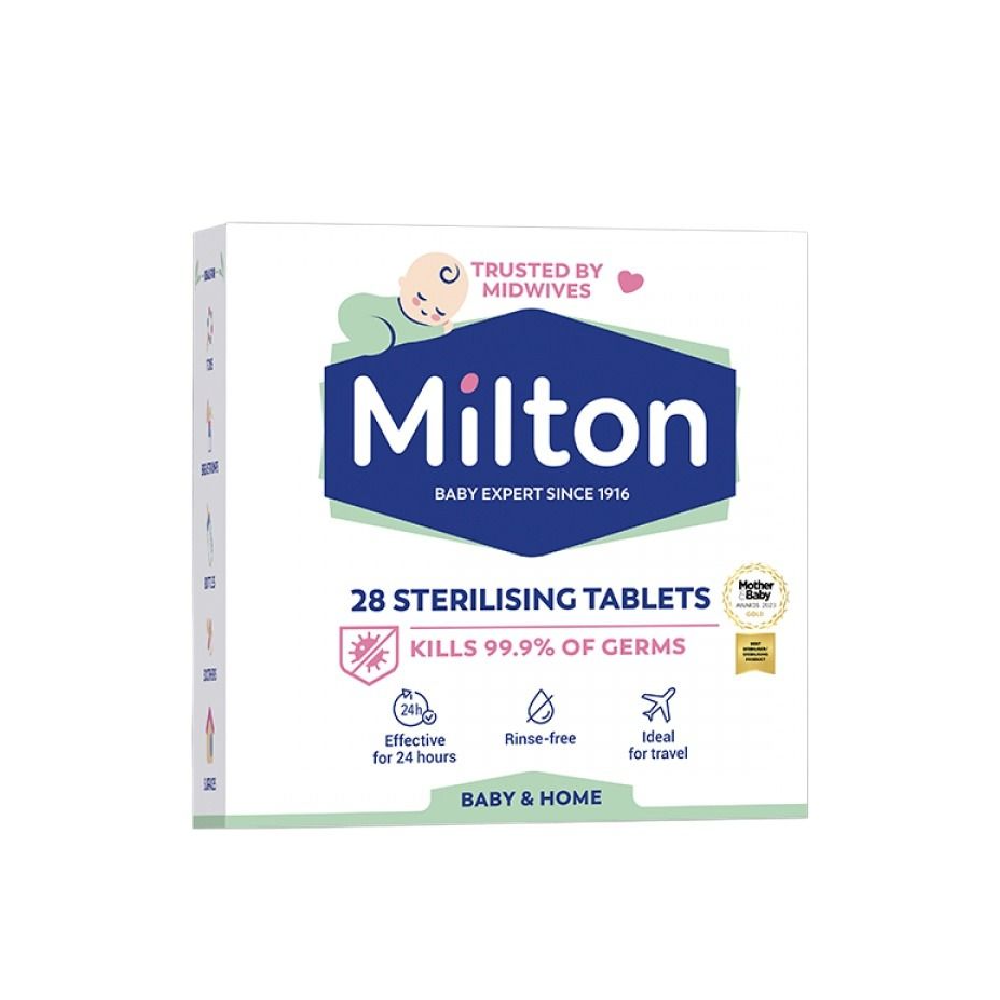 MILTON STERILISING TABLETS BABY & HOME 28PC BOX 112 GM Default Title - MamasJan Grocery Nonfood