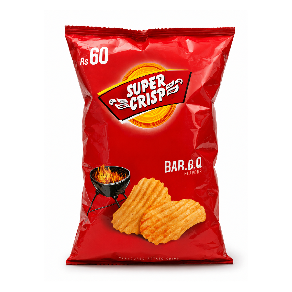 SUPER CRISP POTATO CHIPS BBQ 57 GM Default Title - MamasJan Grocery