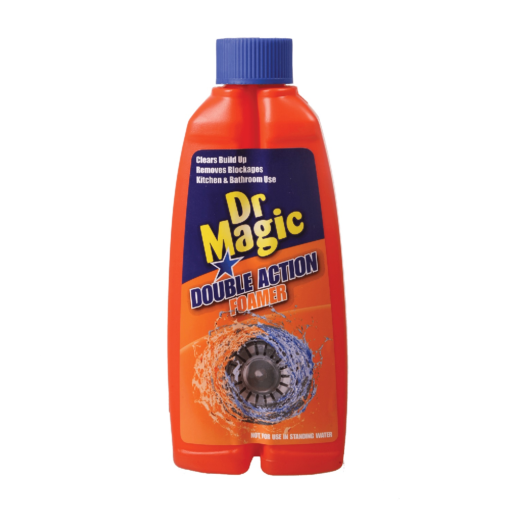 DR MAGIC DRAIN CLEANER DOUBLE ACTION FOAMER 500 ML Default Title - MamasJan Grocery Nonfood