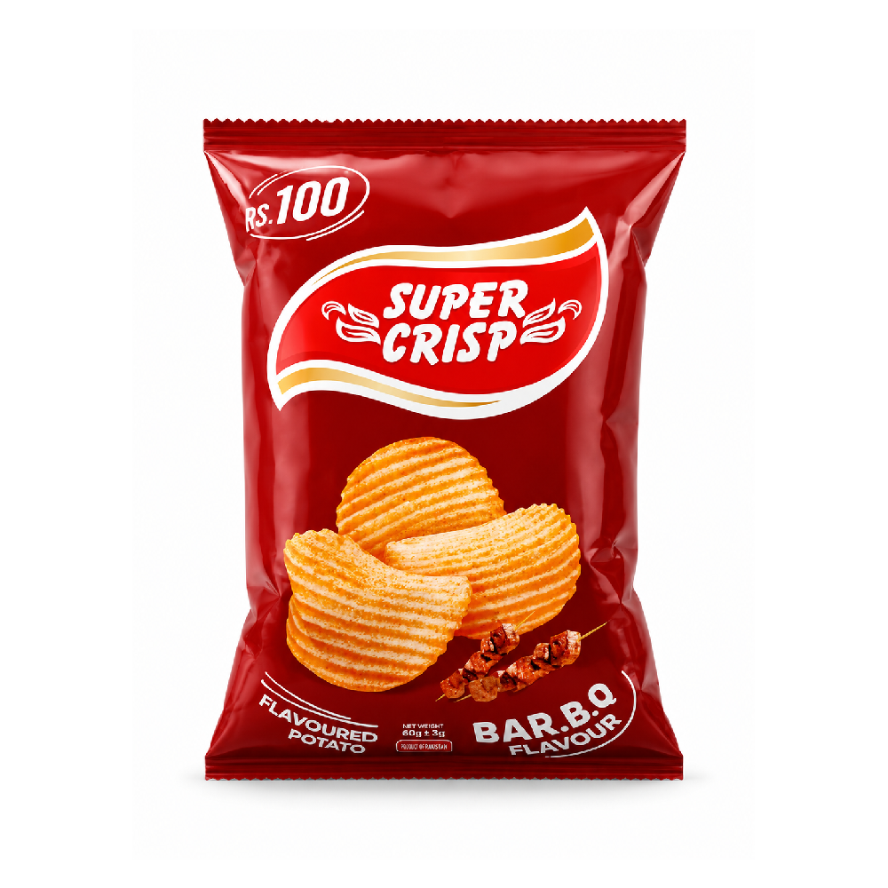 SUPER CRISP BARBECUE 117 GM Default Title - MamasJan Grocery