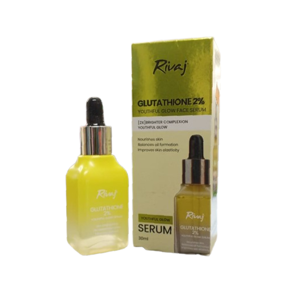 RIVAJ FACE SERUM GLUTATHIONE 30ML Default Title - MamasJan skincare