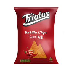 TRIOTOS TORTILLA CHIPS SWEET CHILLI 80 GM Default Title - MamasJan Grocery