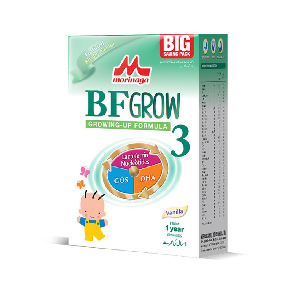 MORINAGA BF GROW GROWING-UP FORMULA VANILLA STAGE 3 900 GM Default Title - MamasJan Grocery