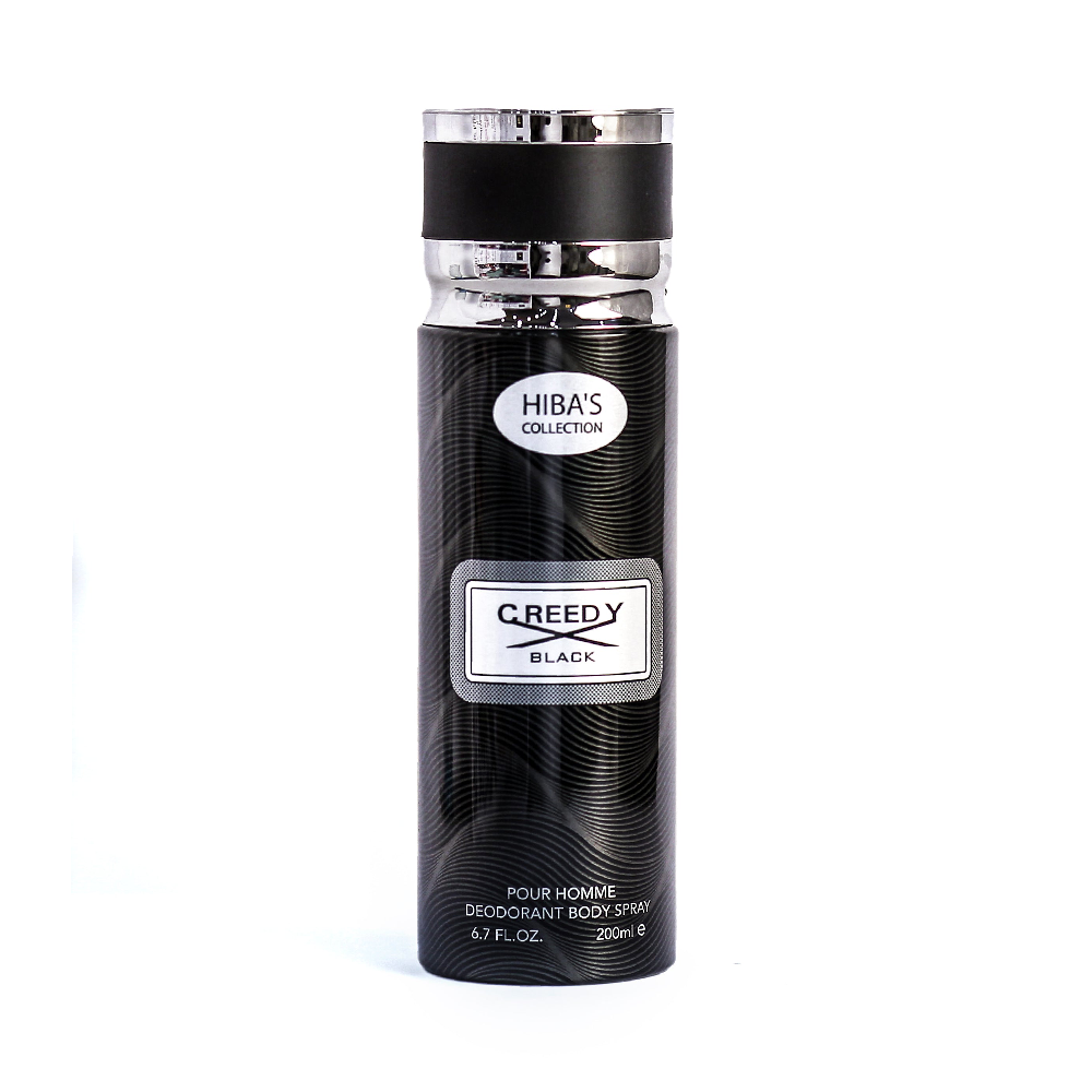 HIBAS COLLECTION DEODORANT CREEDY BLACK 200 ML Default Title - MamasJan Grocery Nonfood