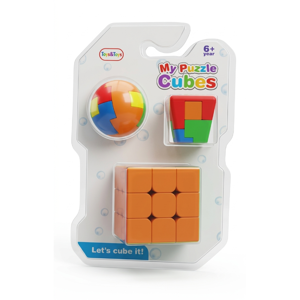 MPC-01 MY FIRST PUZZLE RUBIC CUBES Default Title - MamasJan Toys