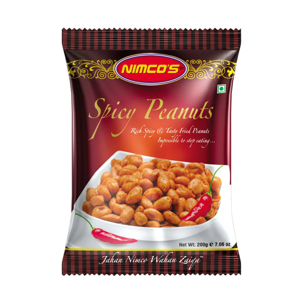 NIMCOS SPICY PEANUTS 200 GM Default Title - MamasJan Grocery
