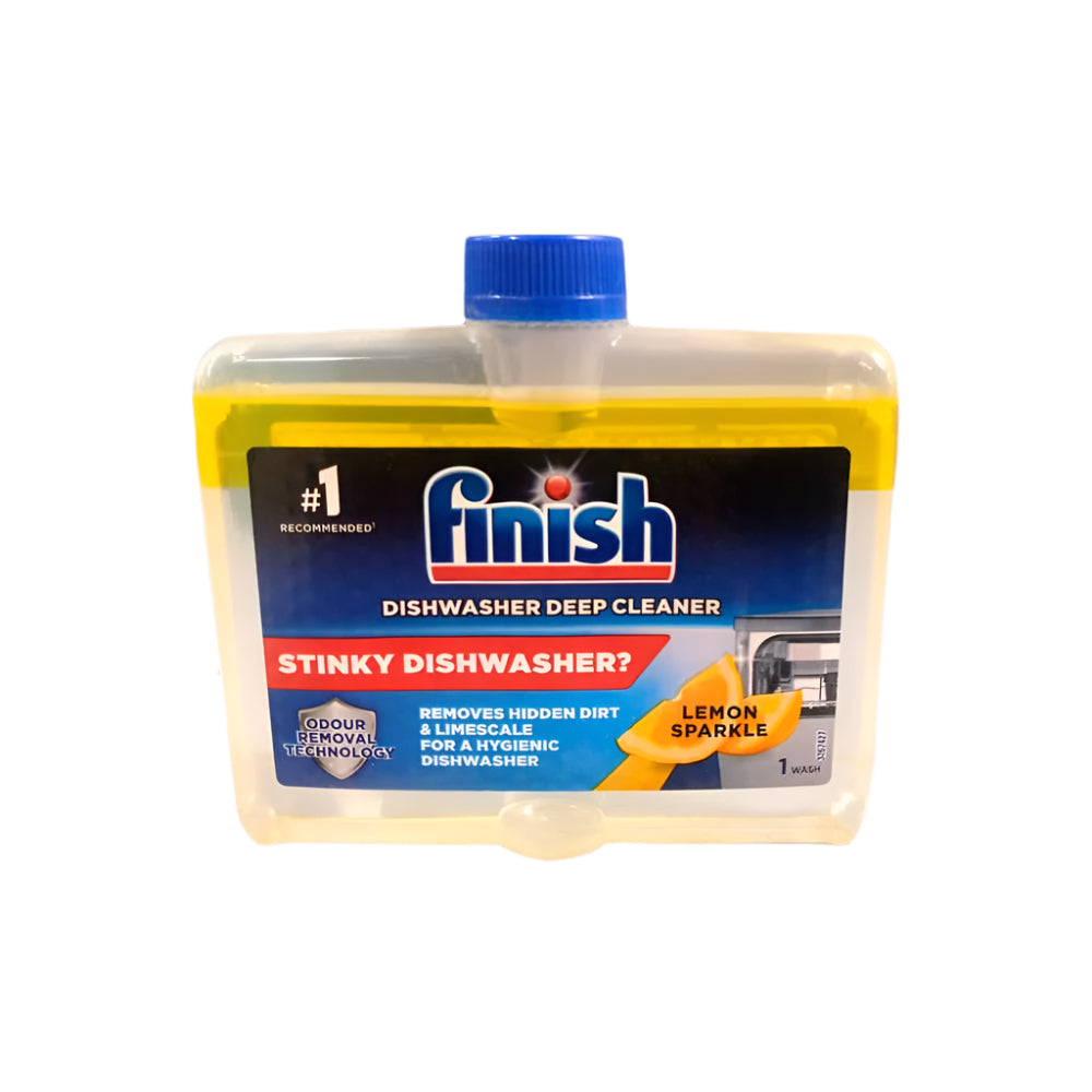 FINISH DISHWASHER CLEANER LEMON SPARKLE 250 ML Default Title - MamasJan Grocery Nonfood