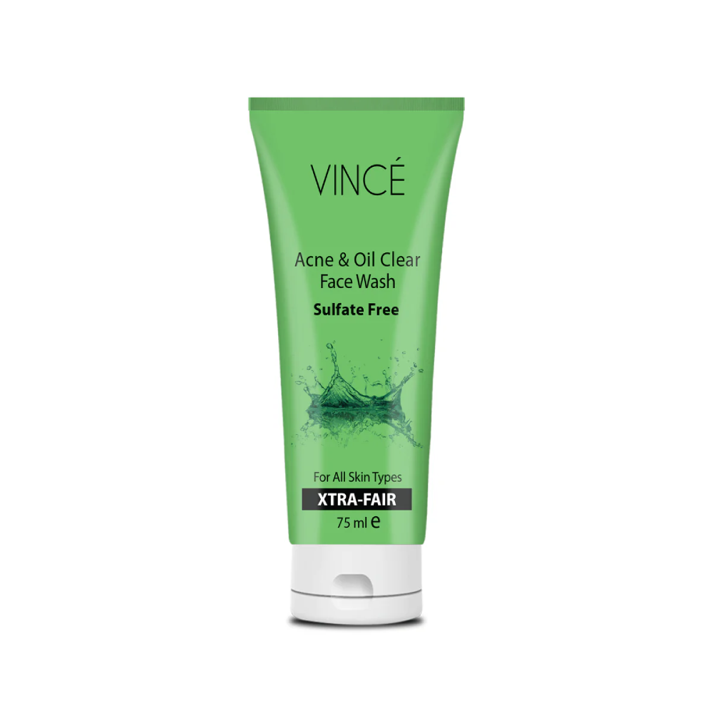 VINCE ACNE AND OIL CLEAR FACE WASH 75 ML Default Title - MamasJan skincare