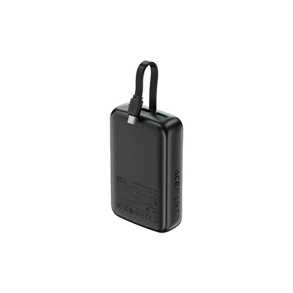 Fast Charge Power Bank M14 PD22.5W 20000mAh Black - MamasJan Chargers & Adapters
