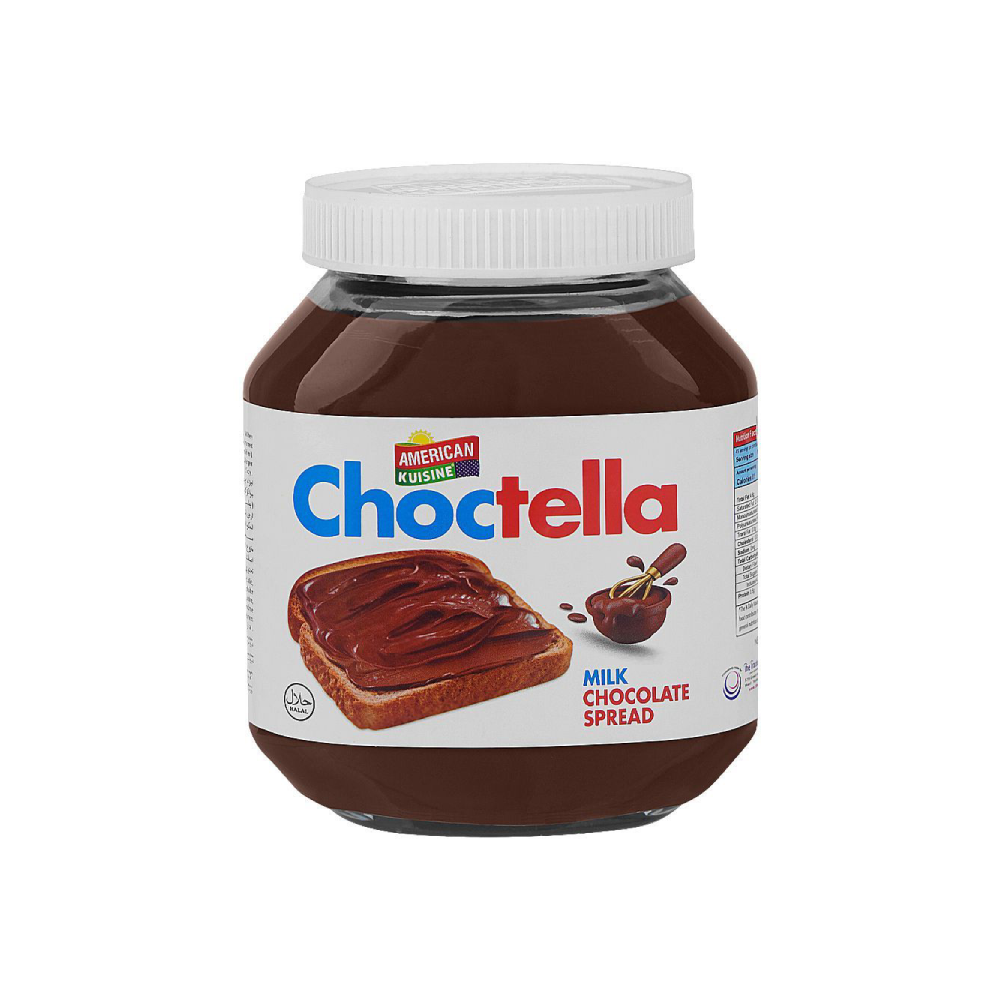 AMERICAN KUISINE CHOCTELLA MILK CHOCOLATE SPREAD JAR 680GM Default Title - MamasJan Grocery