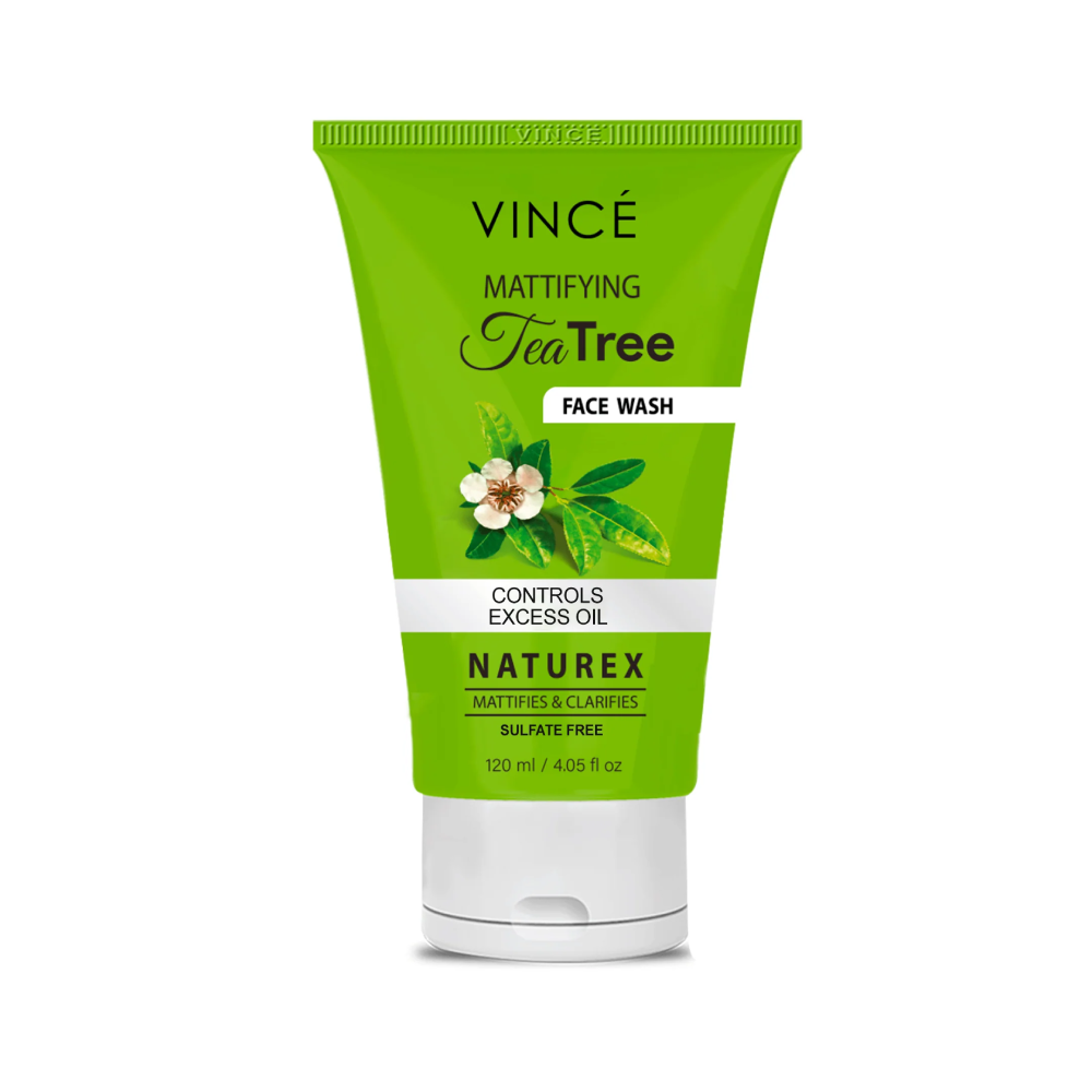 VINCE MATTIFYING TEA TREE FACE WASH 120 ML Default Title - MamasJan skincare