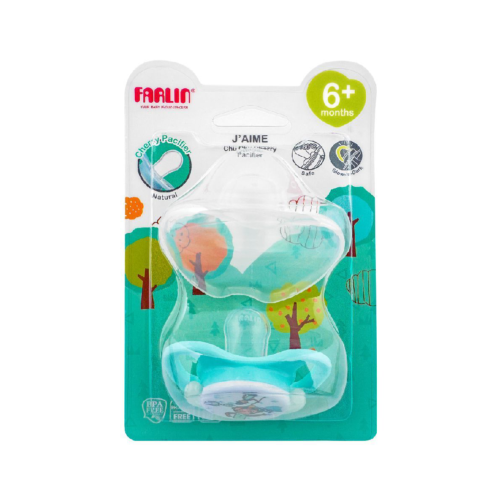 FARLIN CHERRY PACIFIER 6M+ BA-10020 B Default Title - MamasJan Grocery Nonfood