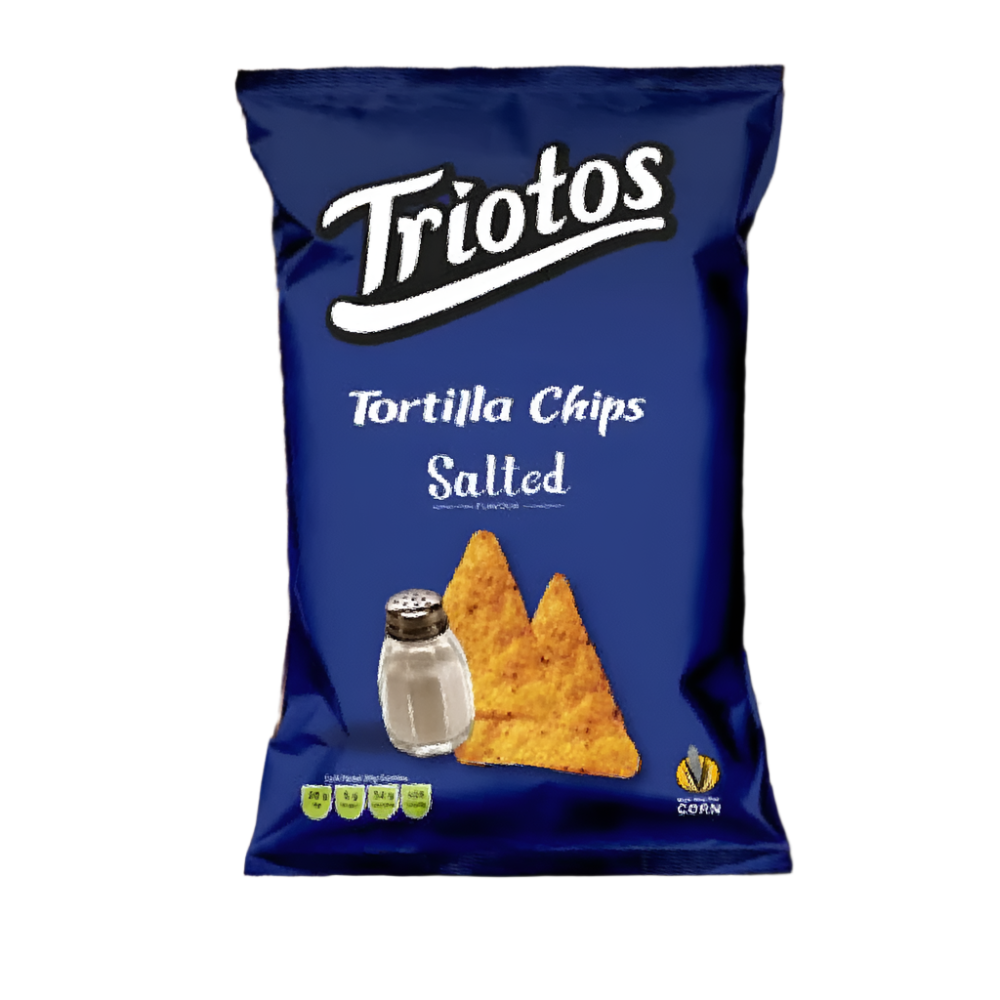 TRIOTOS TORTILLA CHIPS SALTED 80 GM Default Title - MamasJan Grocery