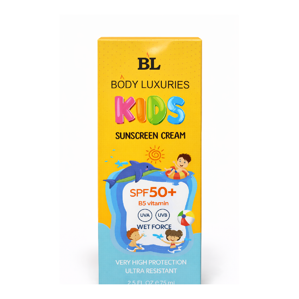 BODY LUXURIES KIDS SUNSCREEN CREAM SPF50 75ML Default Title - MamasJan skincare