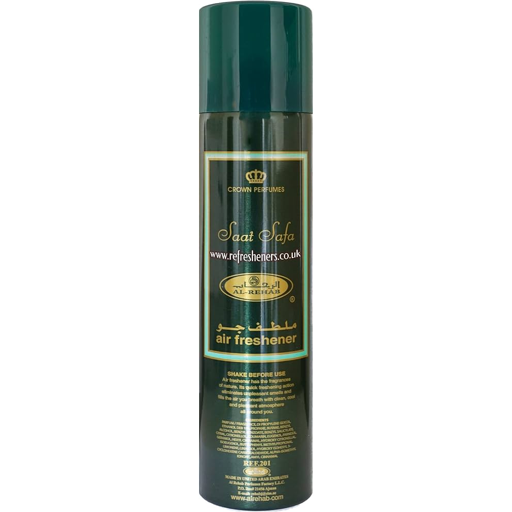 AL-REHAB AIR FRESHENER SAAT SAFA 300 ML Default Title - MamasJan Grocery Nonfood